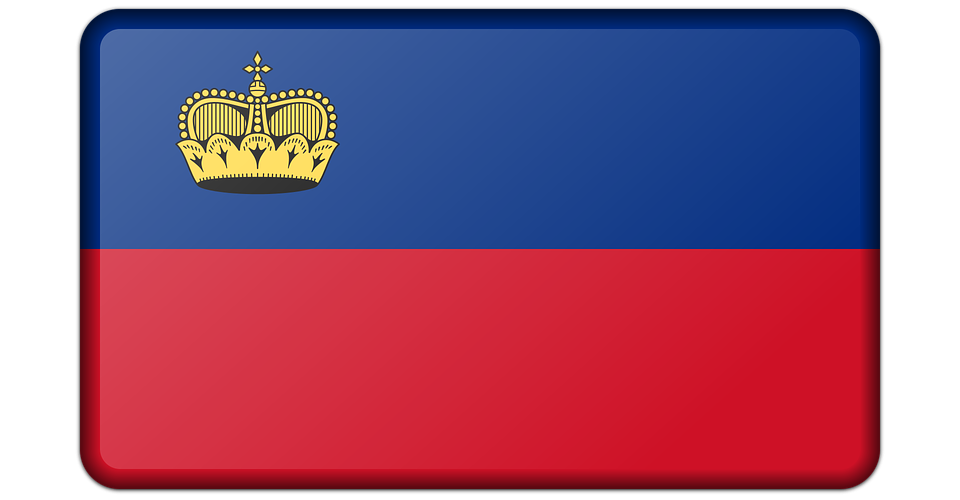 Liechtenstein Banner Flagge